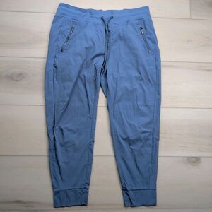 Athleta Trekkie North Jogger Womens 16 Blue Ripstop Nylon Hiking Outdoors Pocket